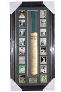 Australian Cricket Captains 1877-2002 Signed Bat